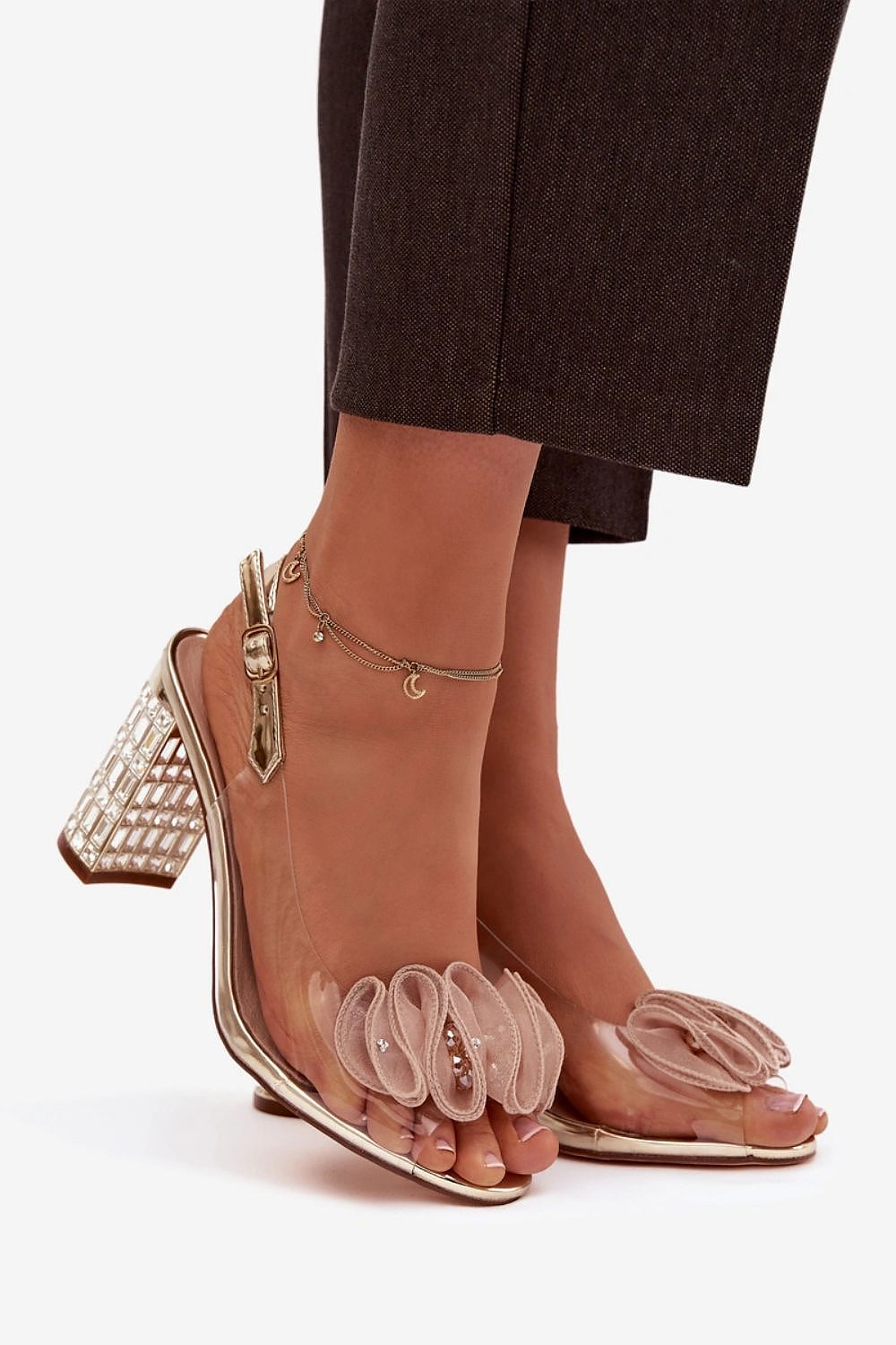 Sandalen mit Absatz model 225147 Step in style